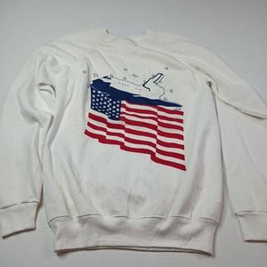 Vintage‎ Hanes Voyager Spaceship Sweatshirt